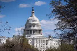 El Capitolio de Estados Unidos en Washington (Foto: Xinhua/ VNA)