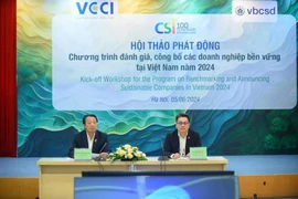 El CSI 2025 es organizado por el Consejo de Empresas de Vietnam para el Desarrollo Sostenible (VBCSD), una entidad de la VCCI (Foto: VNA)