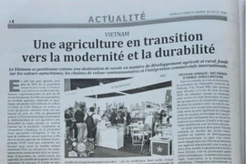 Artículo publicado en el periódico argelino Cresus (Foto: VNA)