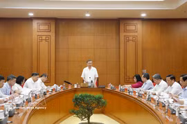 El secretario general del Partido Comunista de Vietnam y presidente del país, To Lam, interviene en la cita (Foto: VNA)