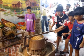 Un espacio recreativo en el evento (Foto: VNA)