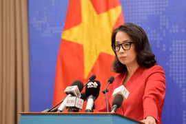 La portavoz del Ministerio de Relaciones Exteriores, Pham Thu Hang (Foto: VNA)