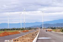 Un proyecto realizado con capital de inversión pública en etapa de finalización. (Foto: VNA)