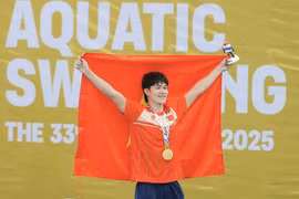 Nadador vietnamita Tran Hung Nguyen (Foto: VNA)