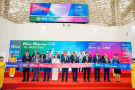 En la inauguración de la serie de exhibiciones (Foto: Comité Organizador)