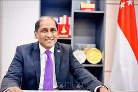 El embajador de Singapur en Vietnam, Jaya Ratnam (Foto: VNA)