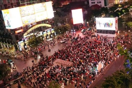 Una vista de la calle peatonal de Nguyen Hue (Foto ilustrativa: VNA)