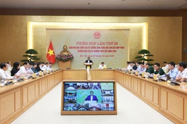 El primer ministro de Vietnam, Pham Minh Chinh, preside la reunión (Foto: VNA)