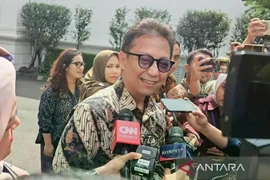 El ministro indonesio de Salud, Budi Gunadi Sadikin, en el Palacio Presidencial de Yakarta. (Foto: Antara)