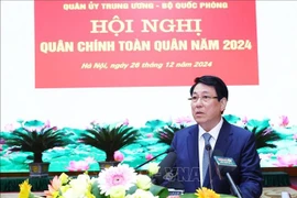 El presidente de Vietnam, Luong Cuong, interviene en la cita (Foto: VNA)