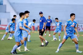 La VFF anunció la lista de los jugadores que integrarán la selección nacional sub-22 de Vietnam para el torneo de fútbol masculino de los SEA Games 33 (Foto: VNA)