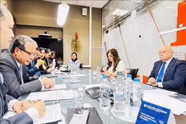 En la reunión (Foto: VNA)
