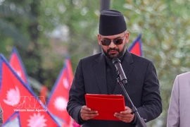 El primer ministro de Nepal, Balendra Shah (Foto: Xinhua/ VNA)