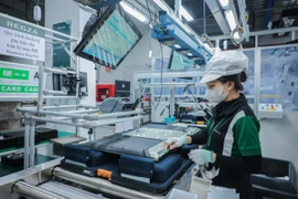 En la fábrica Regza Vietnam Electronics, provincia de Dong Nai. (Foto: VNA)