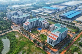 Proyecto de vivienda para trabajadores en el Parque Industrial Dong Van 4, provincia de Ha Nam (Foto: VNA)
