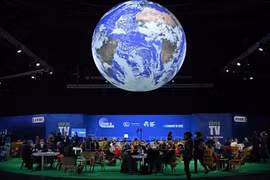 En el COP26 en Glasgow, Escocia, el 2 de noviembre de 2021 (Foto: AFP/ VNA)
