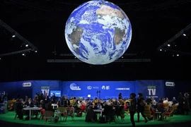 En el COP26 en Glasgow, Escocia, el 2 de noviembre de 2021 (Foto: AFP/ VNA)