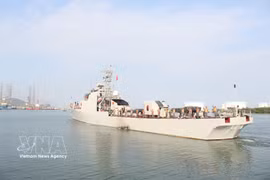 El buque 17 de la Brigada 171, perteneciente a la Región Naval 2 de la Armada Popular de Vietnam (Foto: VNA)
