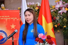 Le Thuong, presidenta de la Asociación de Vietnamitas en la región japonesa de Kansai (Foto: VNA)