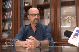 Marcelo Rodríguez, jefe del Departamento de Relaciones Internacionales del Comité Central del Partido Comunista de Argentina (Foto: VNA)
