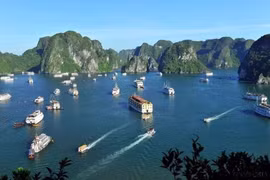Un rincón de la bahía de Ha Long. (Fuente: VNA)