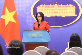 Pham Thu Hang, portavoz del Ministerio de Relaciones Exteriores. (Fuente: VNA)
