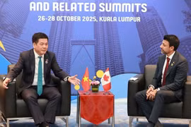 El ministro de Industria y Comercio de Vietnam, Nguyen Hong Dien, se reunió con el ministro canadiense de Comercio Internacional, Maninder Sidhu. (Fuente: VNA)