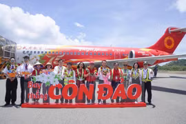 Vietjet opera oficialmente 28 vuelos a Con Dao por semana. (Fuente: Vietjetair.com)