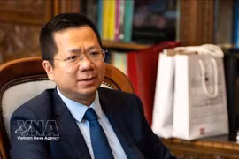 El embajador vietnamita en Polonia, Ha Hoang Hai, en la entrevista. (Fuente: VNA)