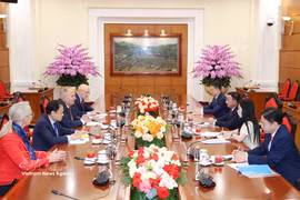 Panorama de la reunión. (Fuente: VNA)