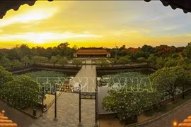 El Palacio Thai Hoa se ubica dentro de la Ciudadela Imperial de Hue. (Fuente: VNA)