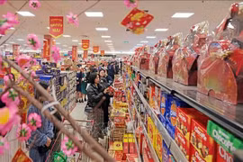 En el supermercado AEON Long Bien, Hanoi. (Fuente: VNA)
