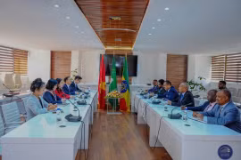 Panorama de la reunión. (Fuente: VNA)