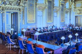 Panorama del juicio de la Corte de Casación de Francia. (Fuente: VNA)