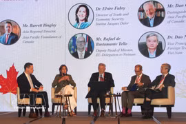 Delegados en el evento. (Fuente: VNA)