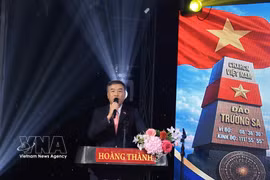 El embajador de Vietnam en la República Checa, Duong Hoai Nam, habla en el evento. (Fuente: VNA)