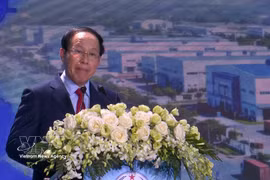 El viceprimer ministro Le Tien Chau habla en el evento. (Fuente: VNA)