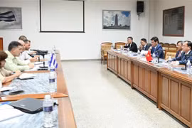Panorama del encuentro. (Fuente: VNA)