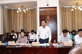 El vicepresidente del Comité Popular de la provincia vietnamita de Tay Ninh, Pham Tan Hoa, en el evento. (Fuente: VNA)