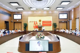 Panorama de la reunión. (Fuente: VNA)