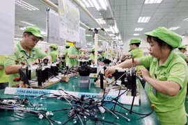 Bandai Vietnam, una empresa de inversión extranjera directa, genera empleo estable a casi mil trabajadores. (Foto: VNA)