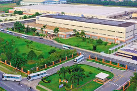 Panorama de la fábrica de Intel en el Parque de Alta Tecnología de Ciudad Ho Chi Minh (Fuente: baodautu.vn)