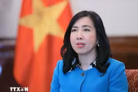 La vicecanciller vietnamita Le Thi Thu Hang. (Fuente: VNA)