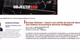El 2 de julio se publica en el portal francés de noticias económicas Objectif Eco un análisis de las perspectivas de cooperación económica entre Vietnam y Europa. (Foto: VNA)