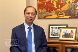 El embajador de Vietnam en Estados Unidos, Nguyen Quoc Dung, en la entrevista. (Fuente: VNA)