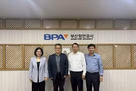 Delegación del Ministerio de Finanzas de Vietnam realiza una visita de trabajo a la ciudad surcoreana de Busan. (Fuente: baoquocte.vn)