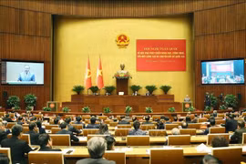 Panorama de la Confrencia Nacional sobre la Resolución No.57-NQ/TW del Buró Político del Partido Comunista de Vietnam sobre los avances en el desarrollo de la ciencia, la tecnología, la innovación y la transformación digital nacional, organizada el 13 de enero de 2025 en Hanoi. (Fuente: VNA)