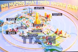 Hanoi aprueba el Plan Maestro de Hanoi con visión de 100 años, con el río Rojo como eje principal del paisaje ecológico y cultural. (Fuente: VNA)