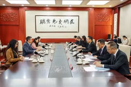 Panorama de la reunión. (Fuente: VNA)