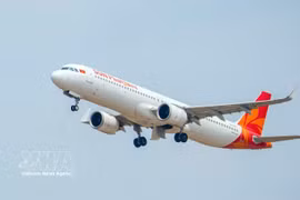 Avión de la aerolínea Sun PhuQuoc Airways. (Fuente: VNA)